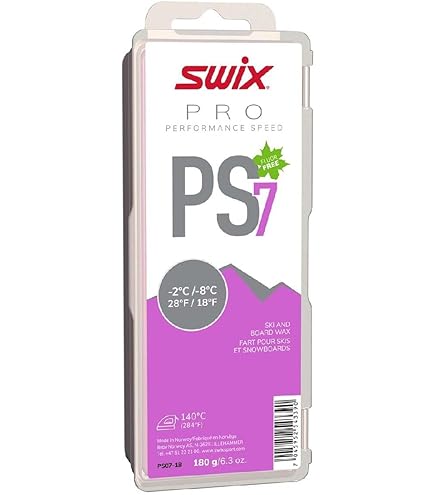 Amazon.com : Swix HS7 Purple High Speed Ski & Snowboard Wax for